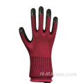 Niet-slip grip duty latex gecoate werkveiligheidshandschoenen